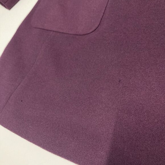 Banana Republic Classic Coat Pinot Noir Double Breasted Medium Petite NWT - Picture 15 of 15